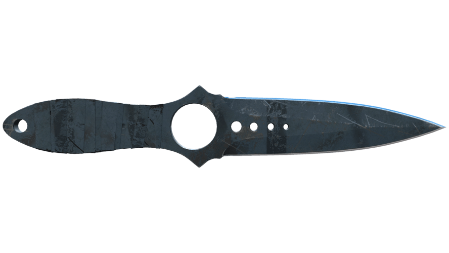 ★ Skeleton Knife | Night Stripe (Battle-Scarred)