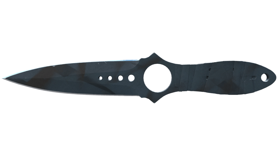 ★ Skeleton Knife | Night Stripe (Well-Worn)
