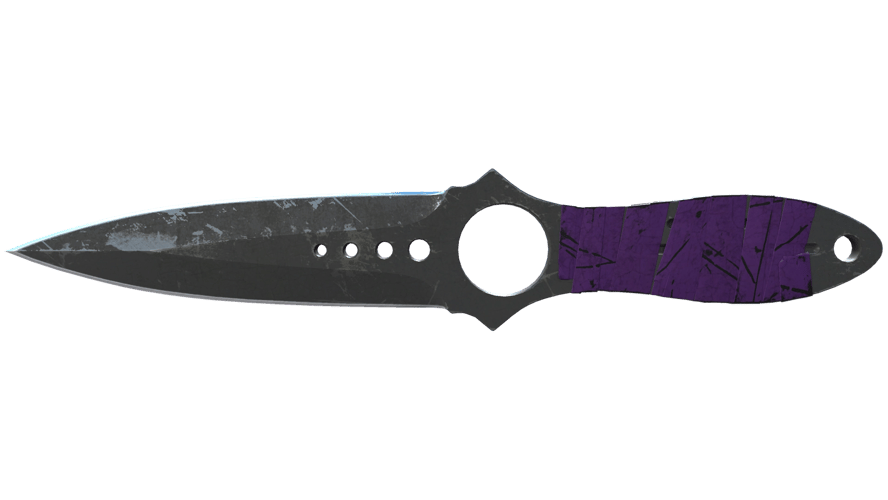 ★ Skeleton Knife | Ultraviolet (Battle-Scarred)