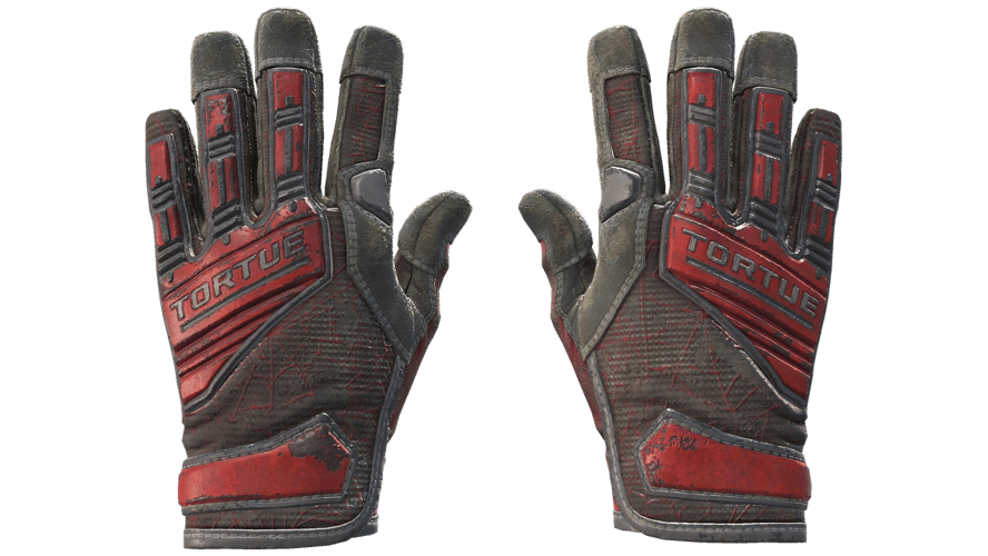 ★ Specialist Gloves | Crimson Web (Battle-Scarred)