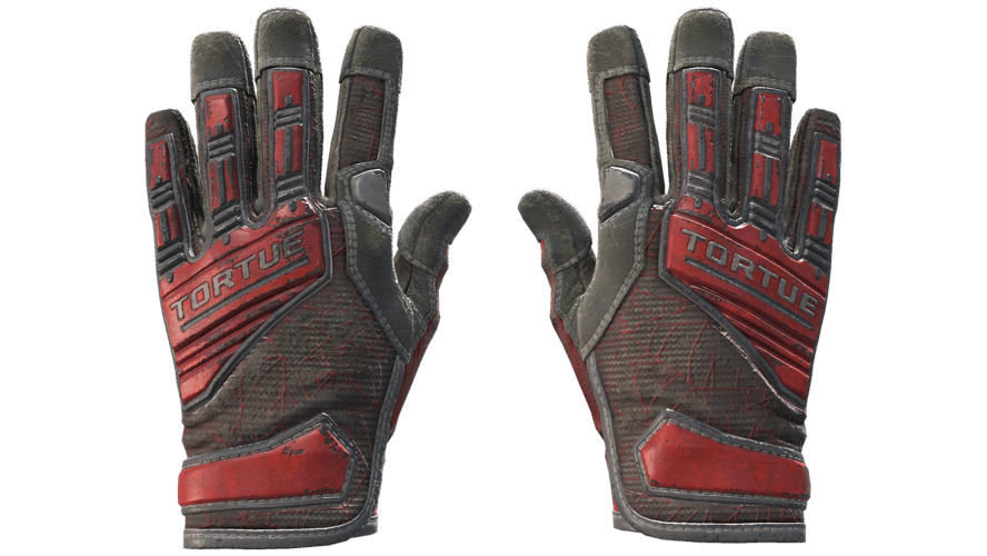 ★ Specialist Gloves | Crimson Web (Battle-Scarred)