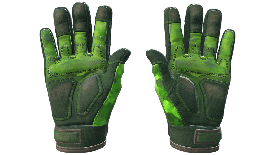 ★ Specialist Gloves | Lime Polycam (Battle-Scarred)
