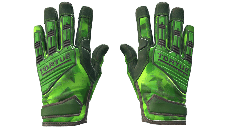 ★ Specialist Gloves | Lime Polycam (Battle-Scarred)