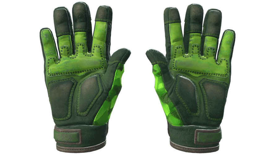 ★ Specialist Gloves | Lime Polycam (Battle-Scarred)