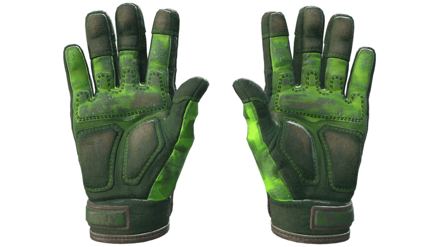 ★ Specialist Gloves | Lime Polycam (Battle-Scarred)