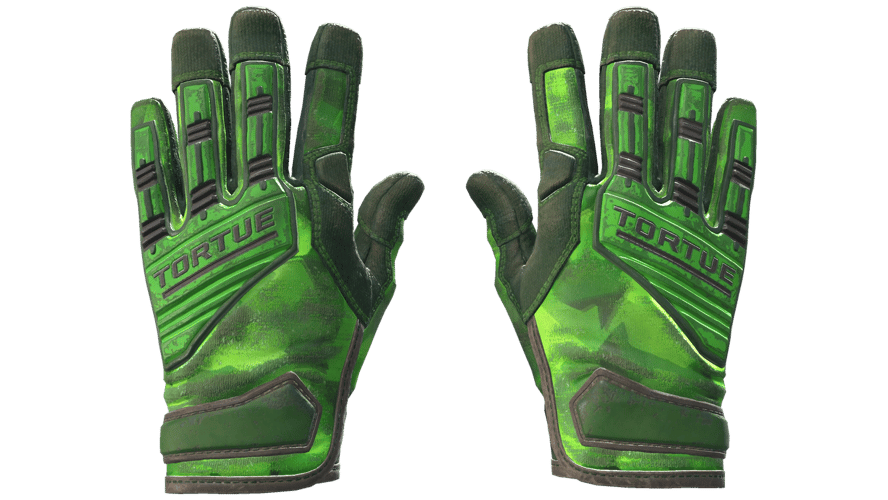 ★ Specialist Gloves | Lime Polycam (Battle-Scarred)