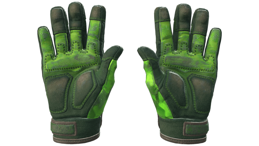 ★ Specialist Gloves | Lime Polycam (Battle-Scarred)