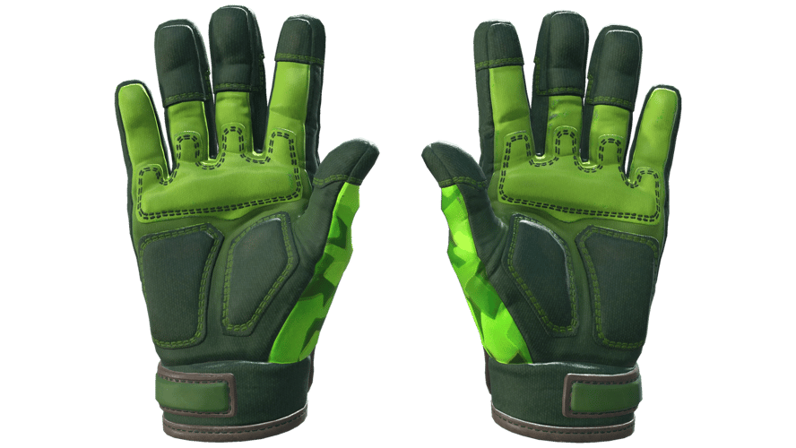 ★ Specialist Gloves | Lime Polycam (Minimal Wear)