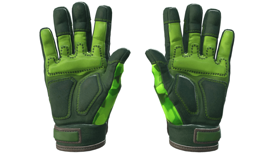 ★ Specialist Gloves | Lime Polycam (Minimal Wear)