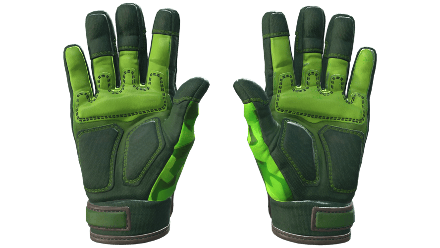 ★ Specialist Gloves | Lime Polycam (Minimal Wear)