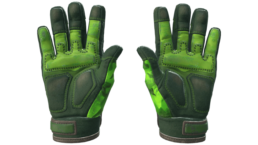 ★ Specialist Gloves | Lime Polycam (Well-Worn)