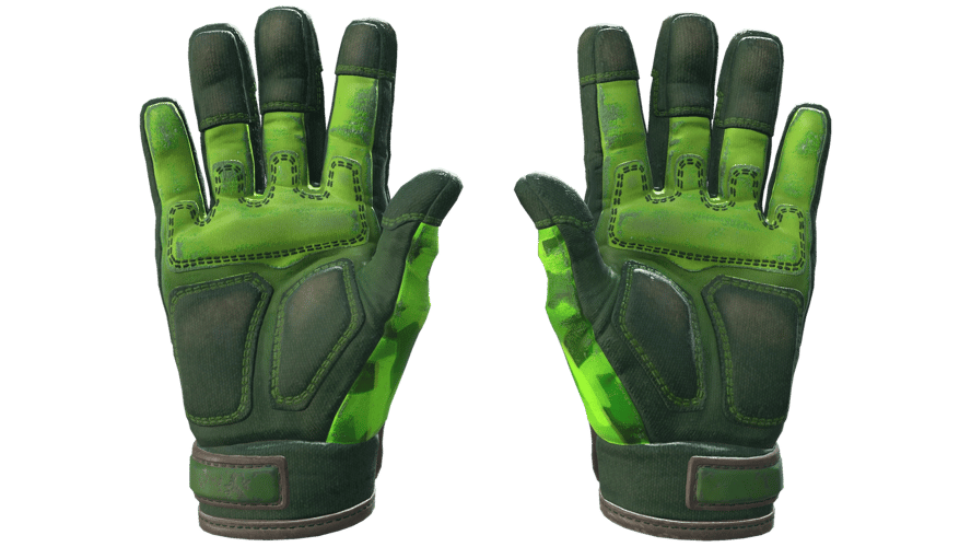 ★ Specialist Gloves | Lime Polycam (Well-Worn)