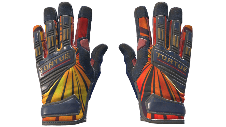 ★ Specialist Gloves | Sunburst (Battle-Scarred)