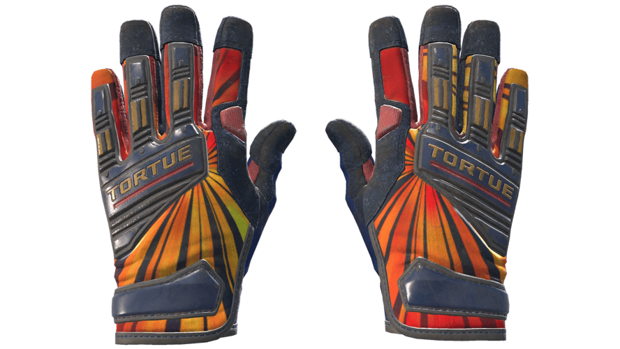 ★ Specialist Gloves | Sunburst (Battle-Scarred)