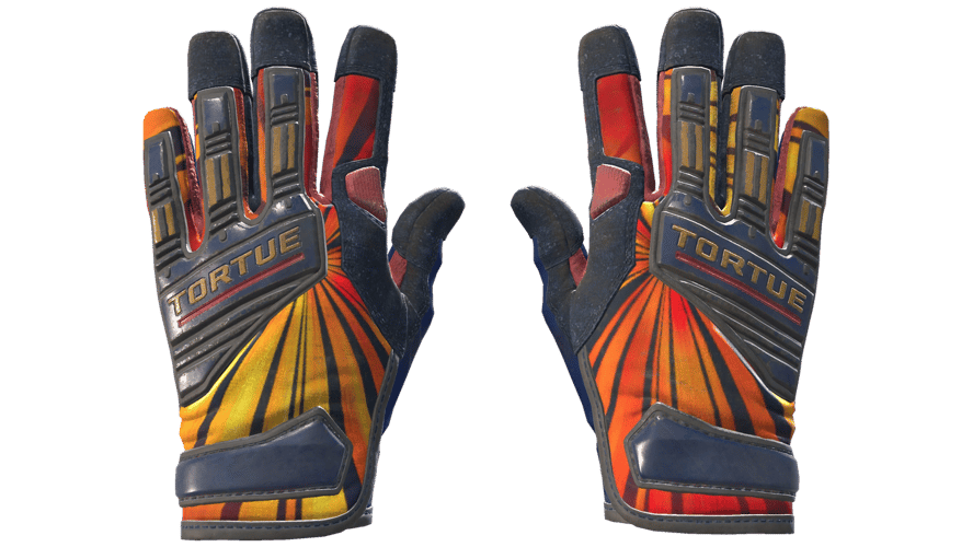 ★ Specialist Gloves | Sunburst (Battle-Scarred)