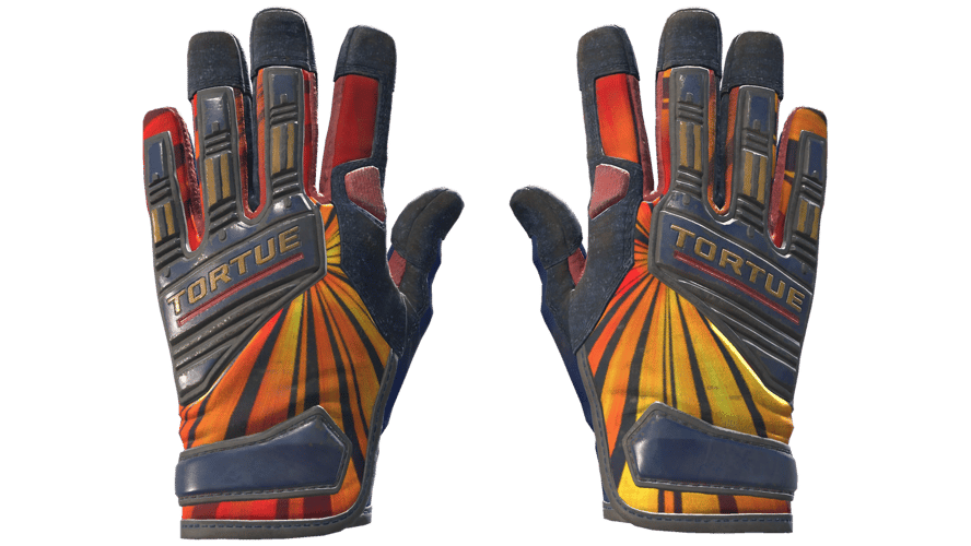 ★ Specialist Gloves | Sunburst (Battle-Scarred)