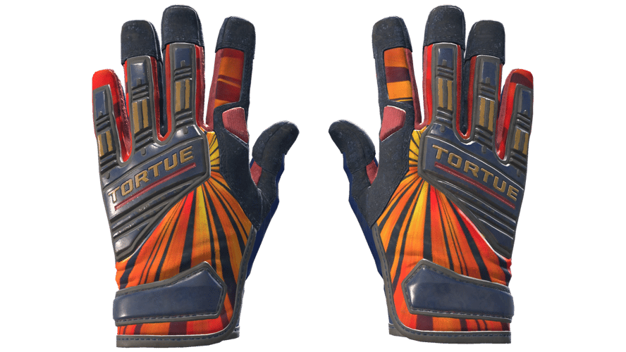 ★ Specialist Gloves | Sunburst (Well-Worn)