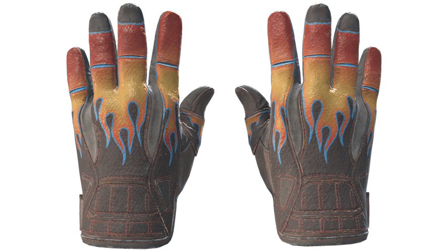 ★ Sport Gloves | Blaze (Well-Worn)