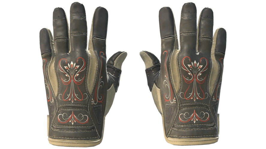 ★ Sport Gloves | Creme Pinstripe (Well-Worn)