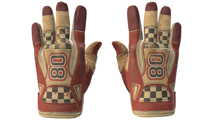 ★ Sport Gloves | Red Racer (Battle-Scarred)