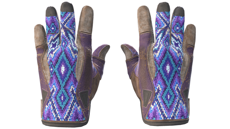 ★ Sport Gloves | Violet Beadwork (Battle-Scarred)