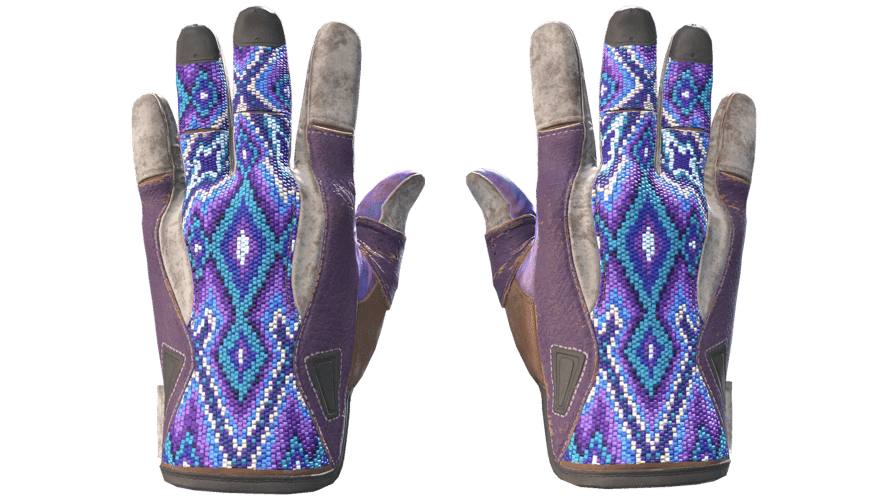 ★ Sport Gloves | Violet Beadwork (Field-Tested)