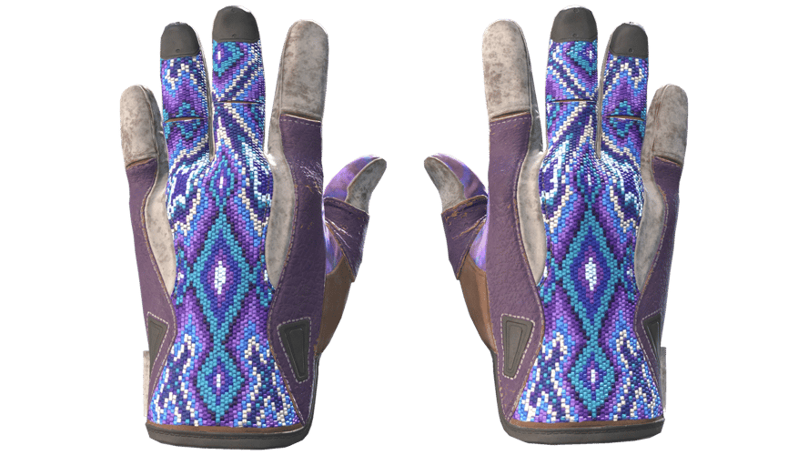 ★ Sport Gloves | Violet Beadwork (Field-Tested)