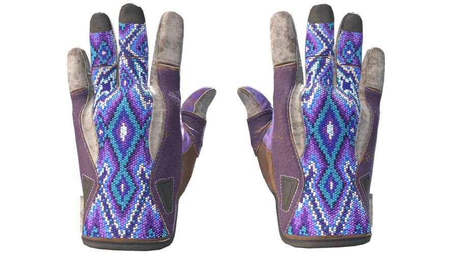 ★ Sport Gloves | Violet Beadwork (Field-Tested)
