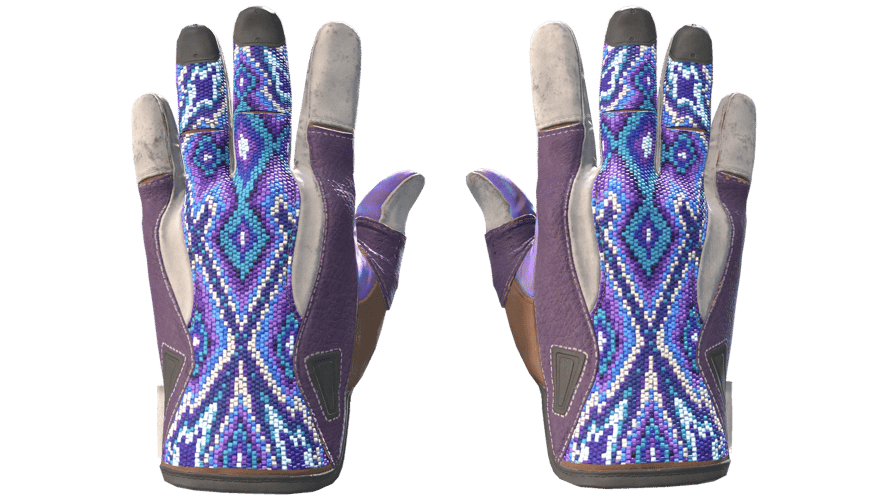 ★ Sport Gloves | Violet Beadwork (Minimal Wear)