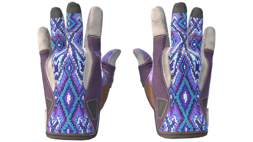 ★ Sport Gloves | Violet Beadwork (Minimal Wear)