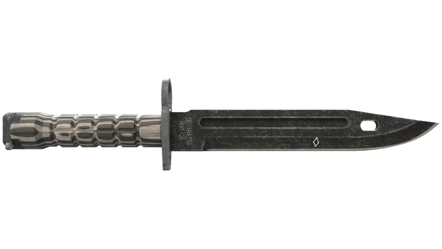 ★ StatTrak™ Bayonet | Black Laminate (Well-Worn)