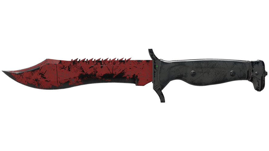★ StatTrak™ Bowie Knife | Crimson Web (Battle-Scarred)