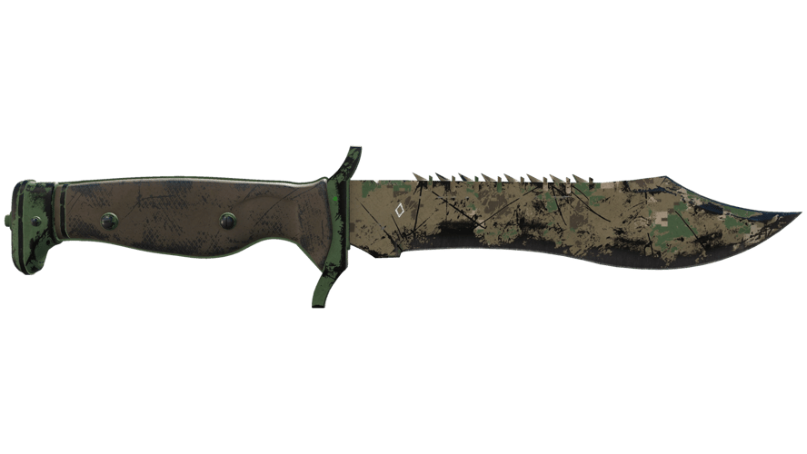 ★ StatTrak™ Bowie Knife | Forest DDPAT (Battle-Scarred)