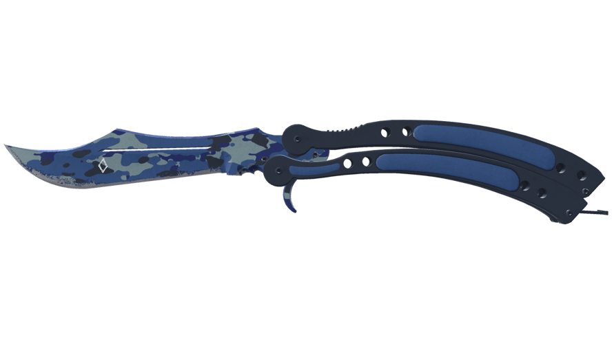 ★ StatTrak™ Butterfly Knife | Bright Water (Field-Tested)