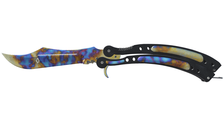 ★ StatTrak™ Butterfly Knife | Case Hardened (Minimal Wear)