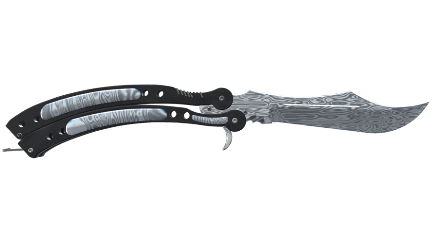 ★ StatTrak™ Butterfly Knife | Damascus Steel (Factory New)