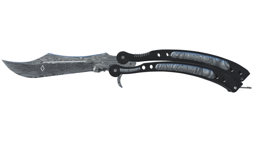 ★ StatTrak™ Butterfly Knife | Damascus Steel (Field-Tested)