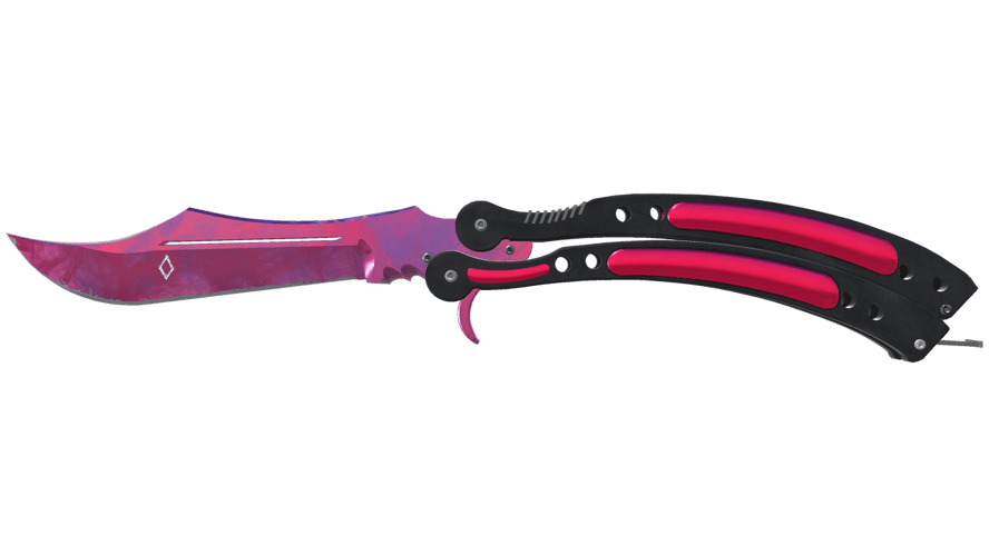 ★ StatTrak™ Butterfly Knife | Doppler Phase 2 (Minimal Wear)