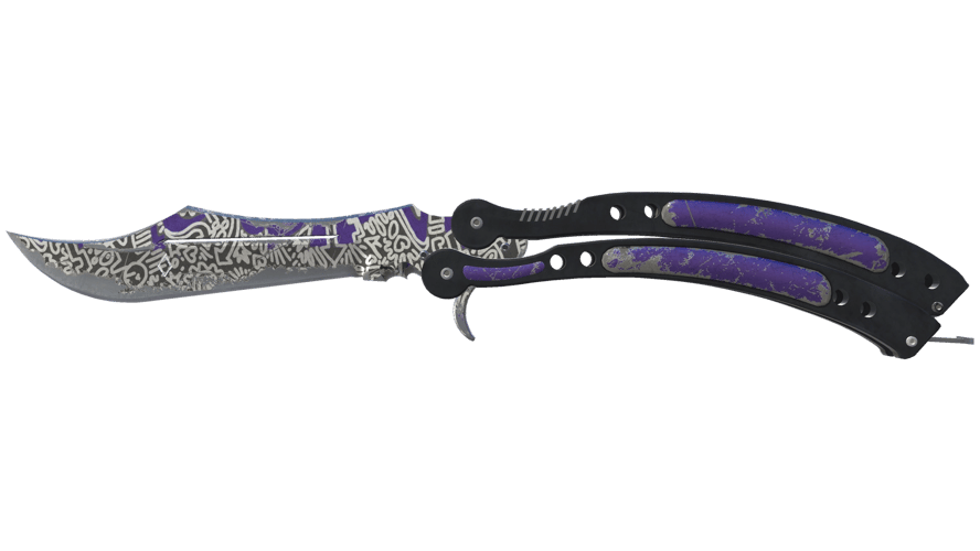 ★ StatTrak™ Butterfly Knife | Freehand (Battle-Scarred)
