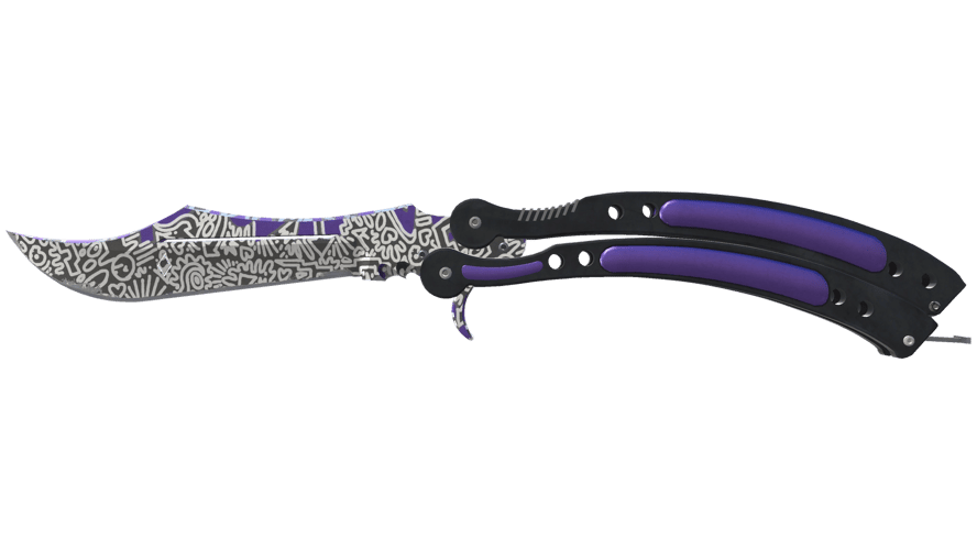 ★ StatTrak™ Butterfly Knife | Freehand (Minimal Wear)
