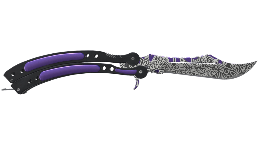 ★ StatTrak™ Butterfly Knife | Freehand (Minimal Wear)