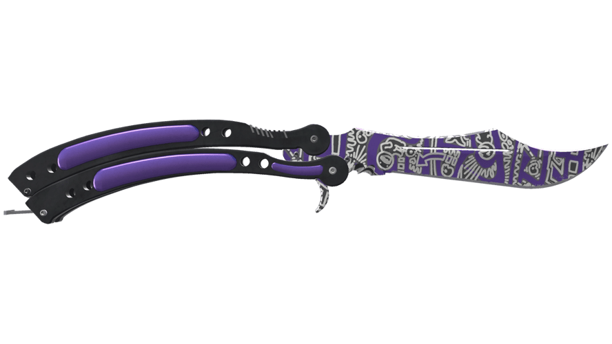 ★ StatTrak™ Butterfly Knife | Freehand (Minimal Wear)