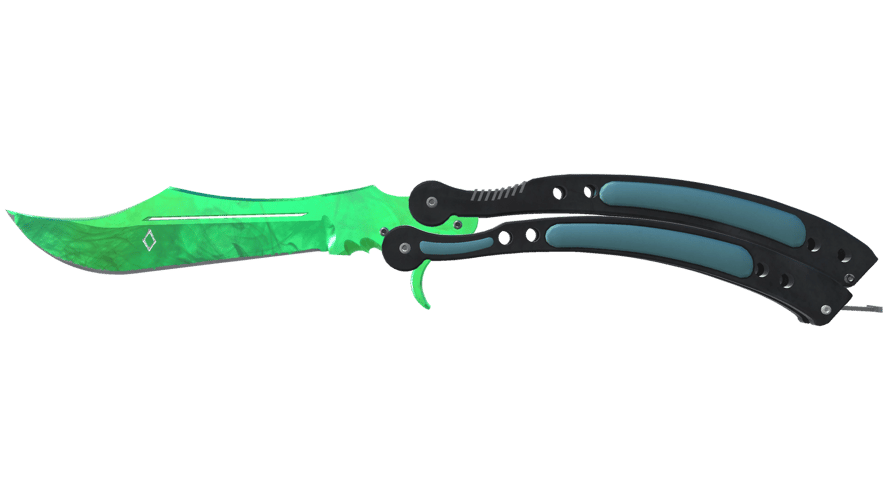 ★ StatTrak™ Butterfly Knife | Gamma Doppler Emerald (Factory New)