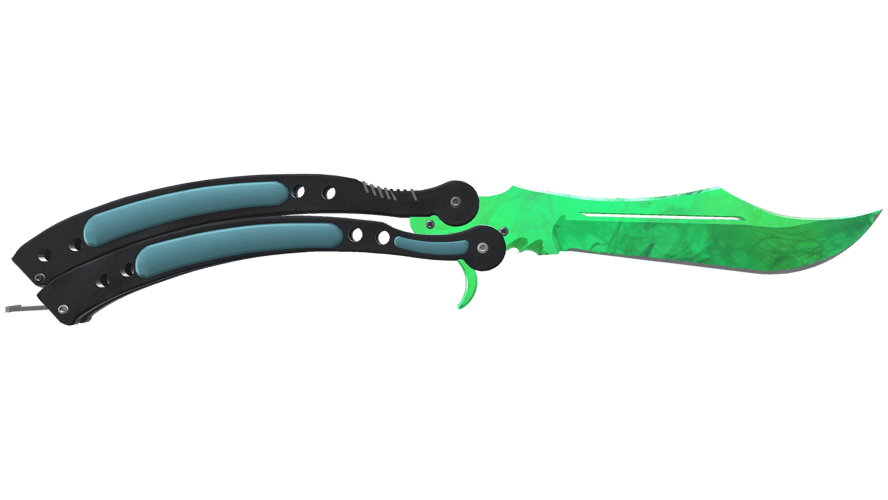 ★ StatTrak™ Butterfly Knife | Gamma Doppler Emerald (Factory New)