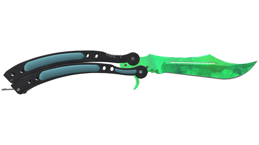 ★ StatTrak™ Butterfly Knife | Gamma Doppler Emerald (Factory New)