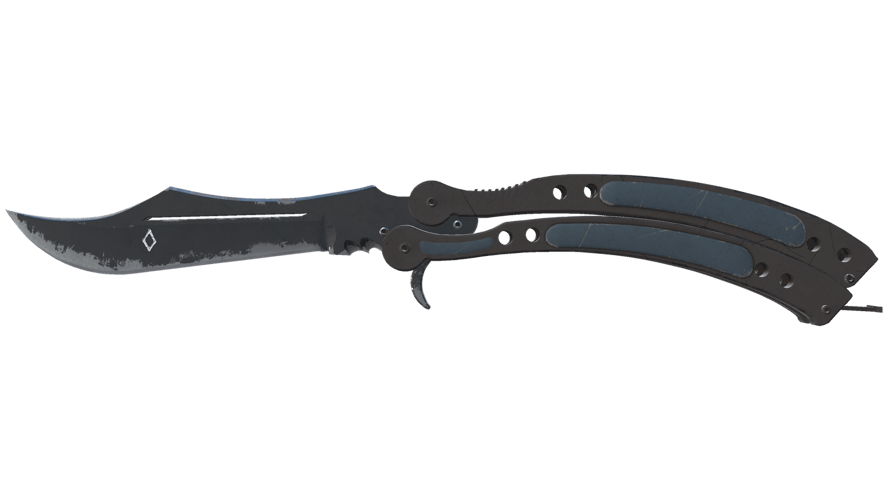 ★ StatTrak™ Butterfly Knife | Night (Field-Tested)