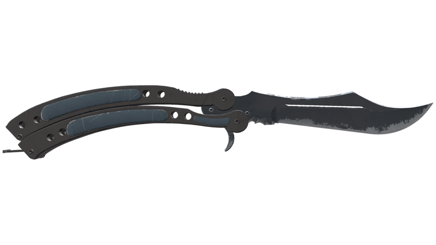 ★ StatTrak™ Butterfly Knife | Night (Field-Tested)