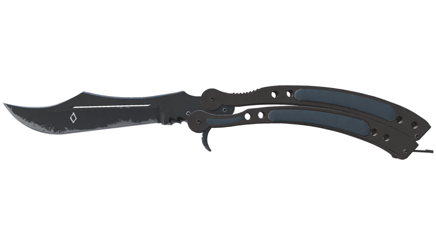 ★ StatTrak™ Butterfly Knife | Night (Field-Tested)