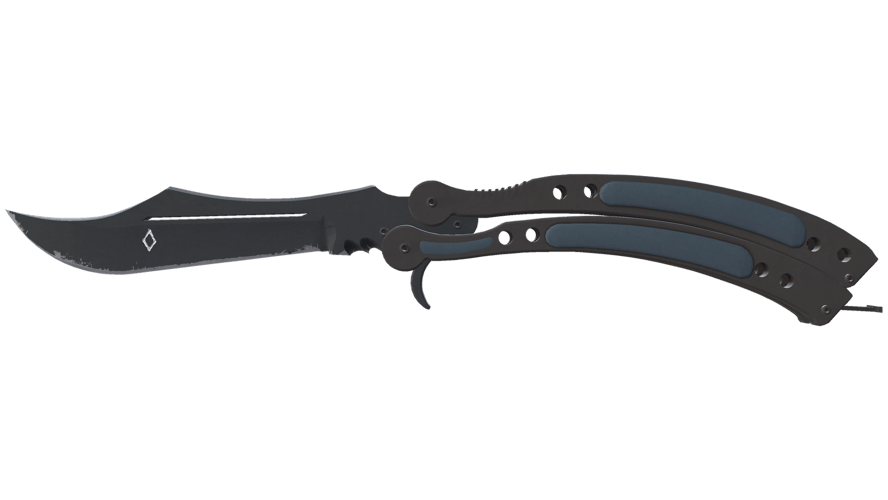 ★ StatTrak™ Butterfly Knife | Night (Minimal Wear)