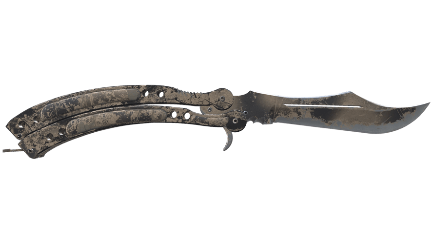 ★ StatTrak™ Butterfly Knife | Scorched (Battle-Scarred)